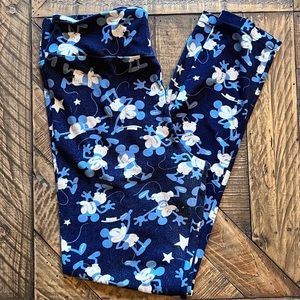 LuLaRoe Leggings - Disney Mickey Design  OS